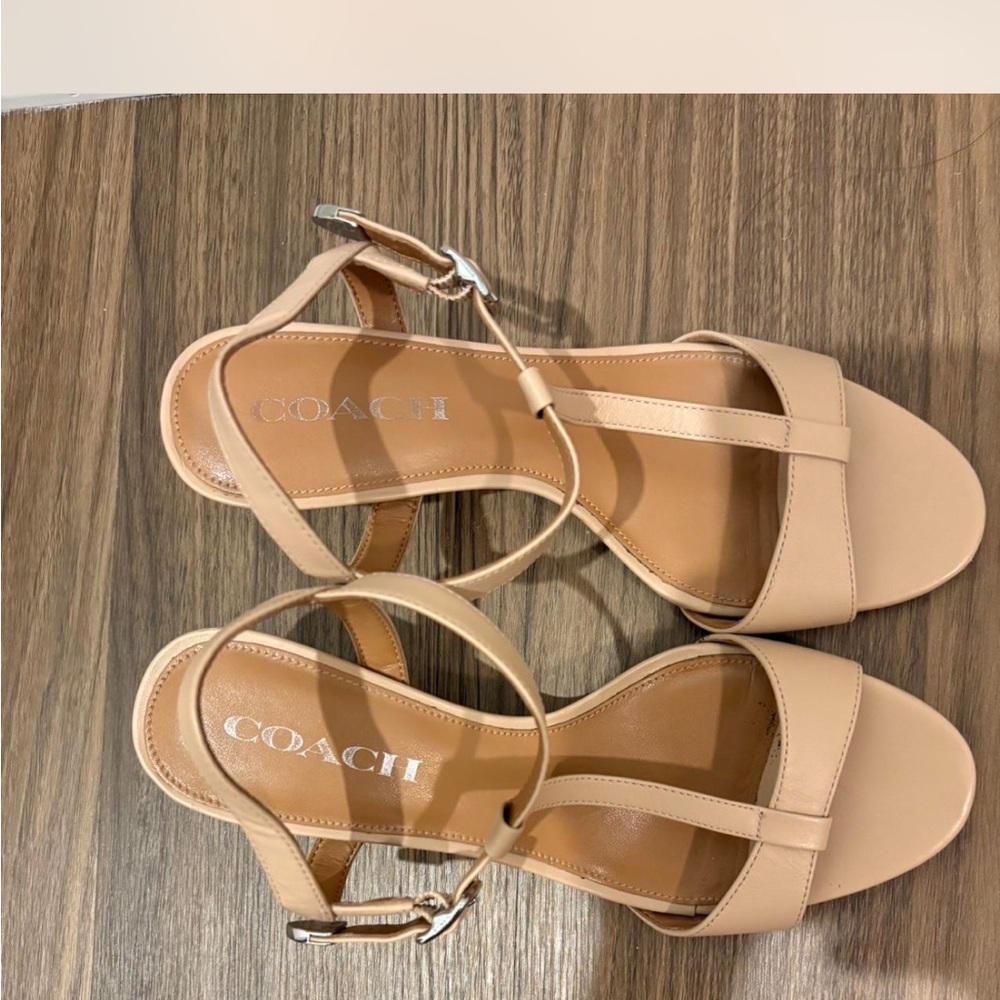 Coach Beige Women's Heels